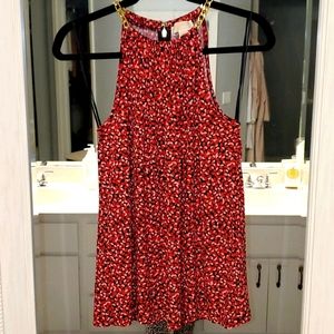Micheal Kors High Neck Chain Top
